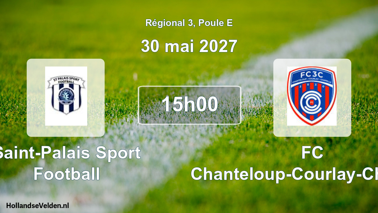 Scheduled Match: Saint-Palais Sport Football - FC Chanteloup-Courlay-Chapelle (30 May 2027)