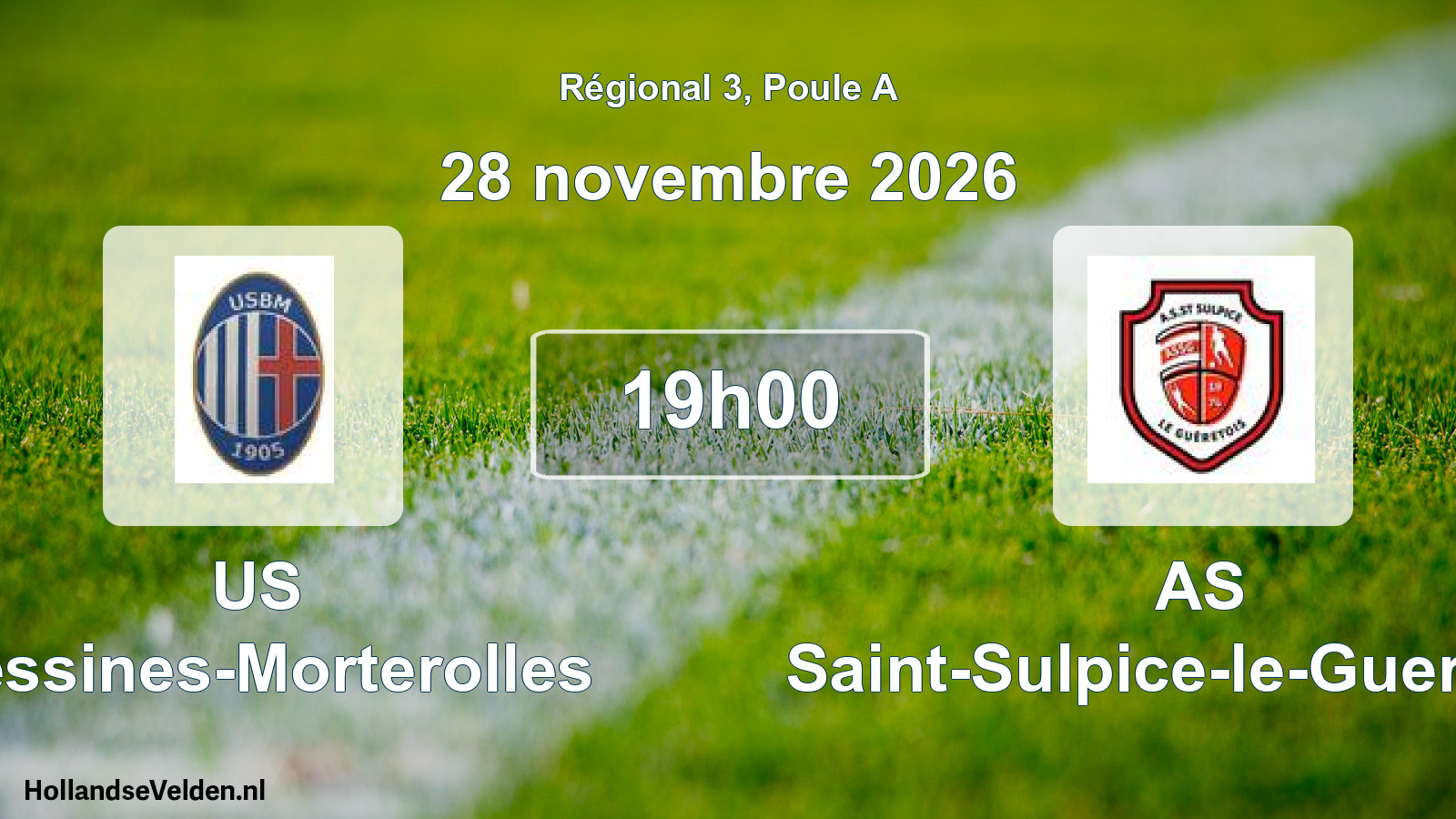 Scheduled Match: US Bessines-Morterolles - AS Saint-Sulpice-le-Gueretois (28 November 2026)