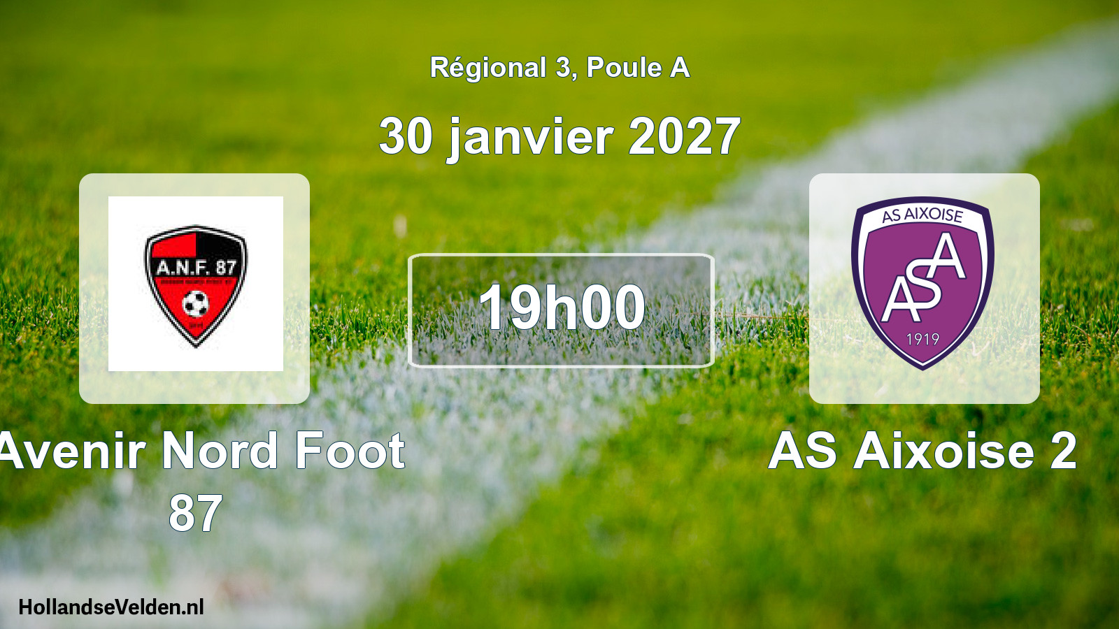 Scheduled Match: Avenir Nord Foot 87 - AS Aixoise 2 (30 January 2027)