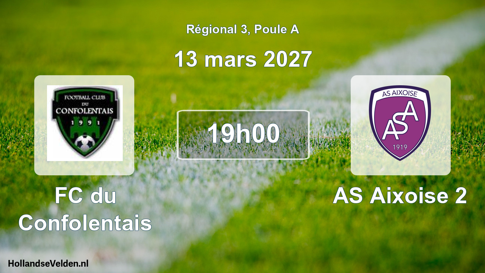 Scheduled Match: FC du Confolentais - AS Aixoise 2 (13 March 2027)