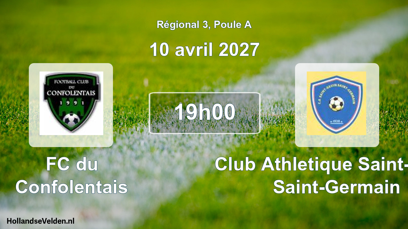 Scheduled Match: FC du Confolentais - Club Athletique Saint-Savin Saint-Germain (10 April 2027)