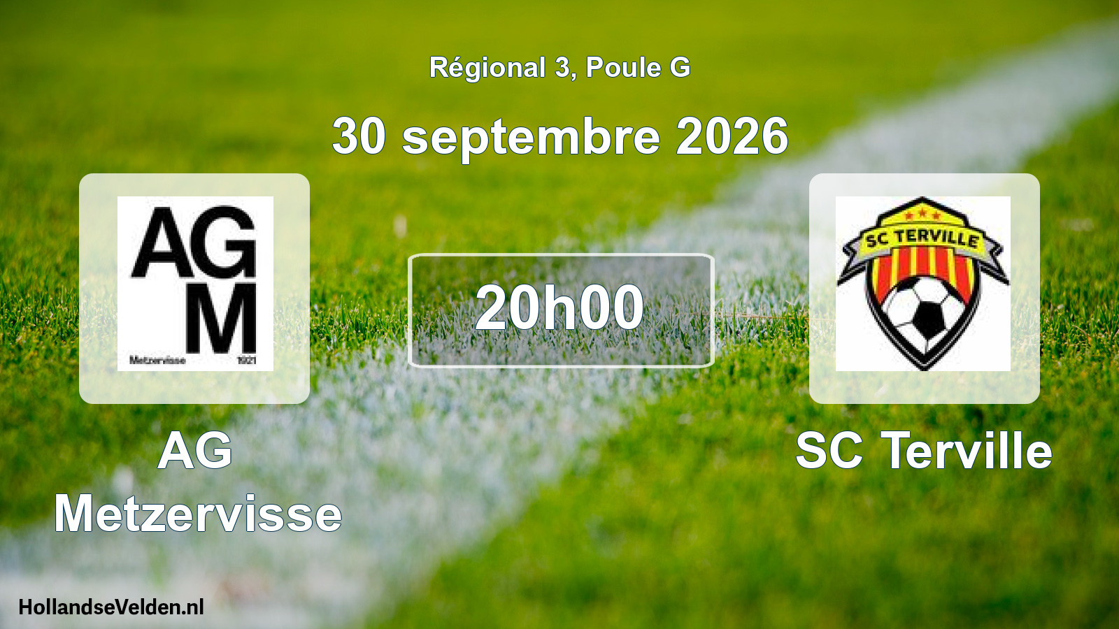 Scheduled Match: AG Metzervisse - SC Terville (30 September 2026)