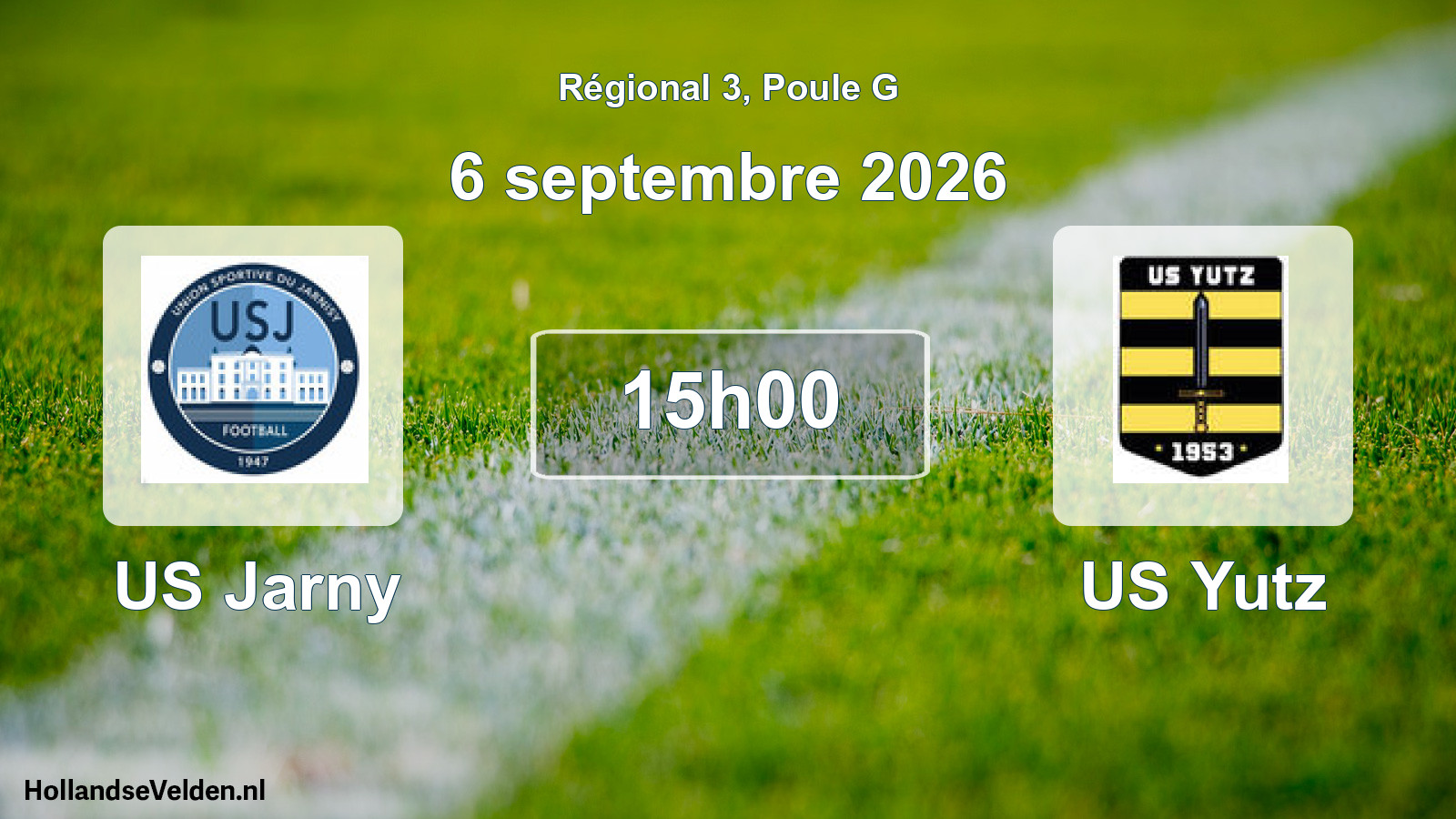Match programmé: US Jarny - US Yutz (6 septembre 2026)