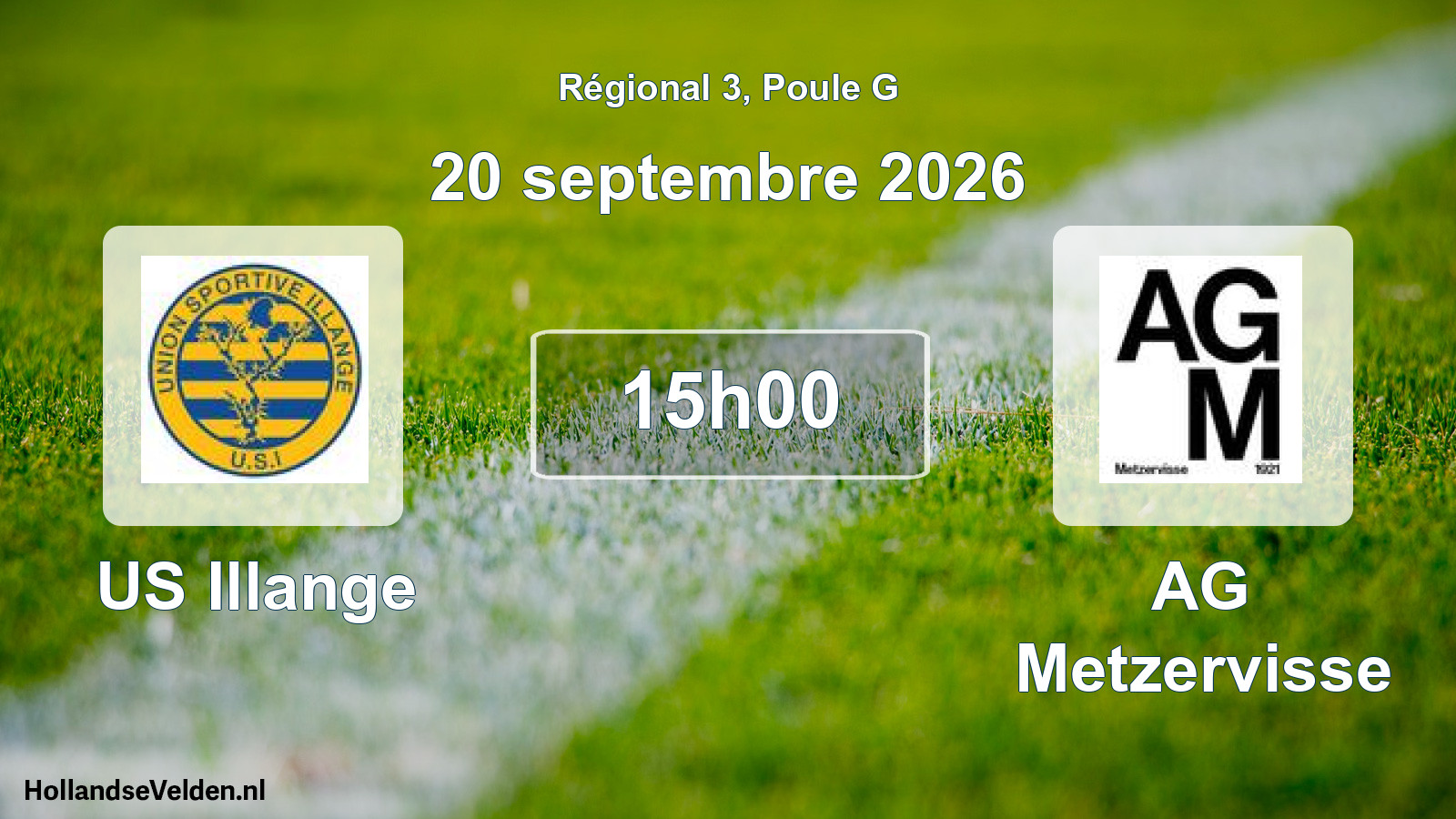 Scheduled Match: US Illange - AG Metzervisse (20 September 2026)