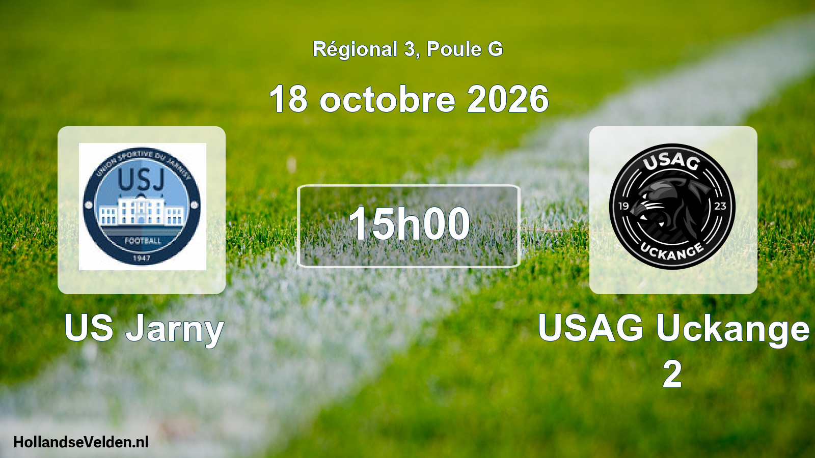 Scheduled Match: US Jarny - USAG Uckange 2 (18 October 2026)