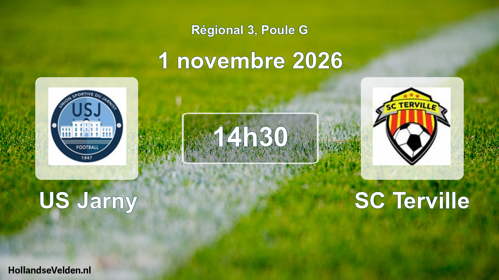 Scheduled Match: US Jarny - SC Terville (1 November 2026)