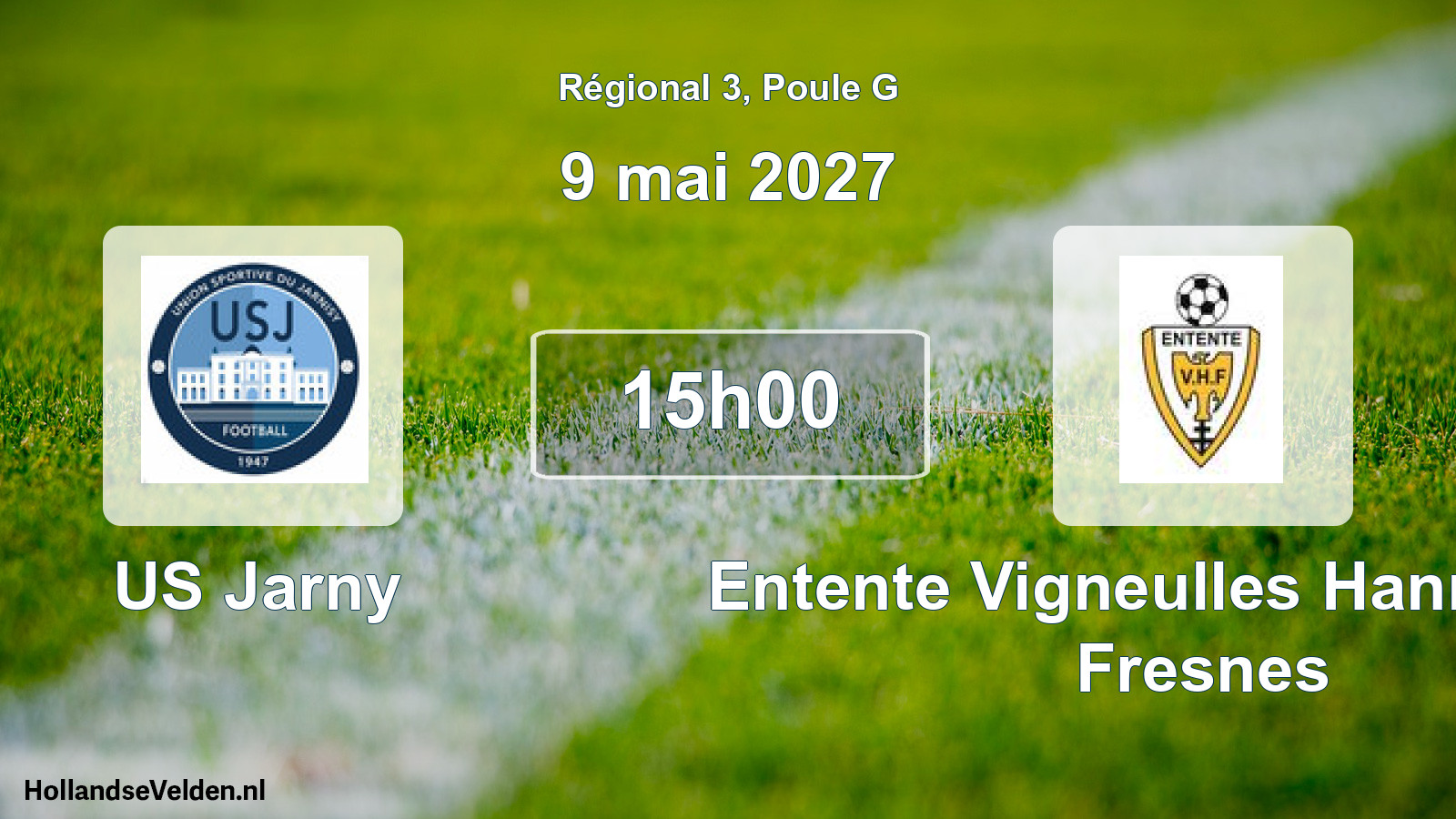 Match programmé: US Jarny - Entente Vigneulles Hannonville Fresnes (9 mai 2027)
