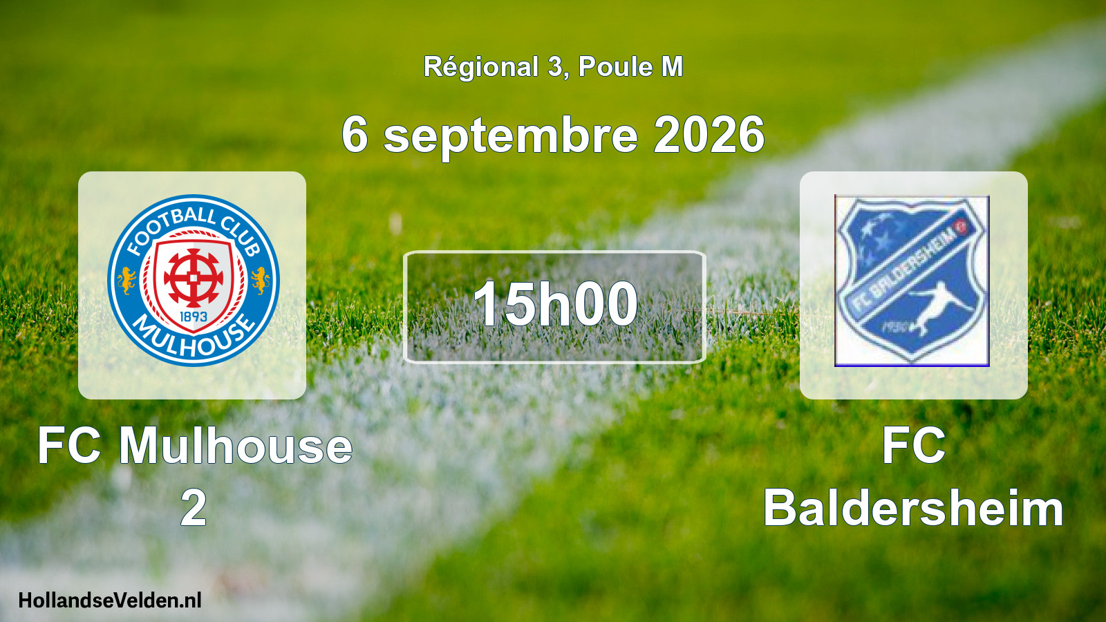 Scheduled Match: FC Mulhouse 2 - FC Baldersheim (6 September 2026)