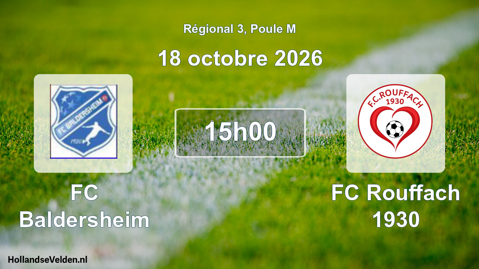 Scheduled Match: FC Baldersheim - FC Rouffach 1930 (18 October 2026)