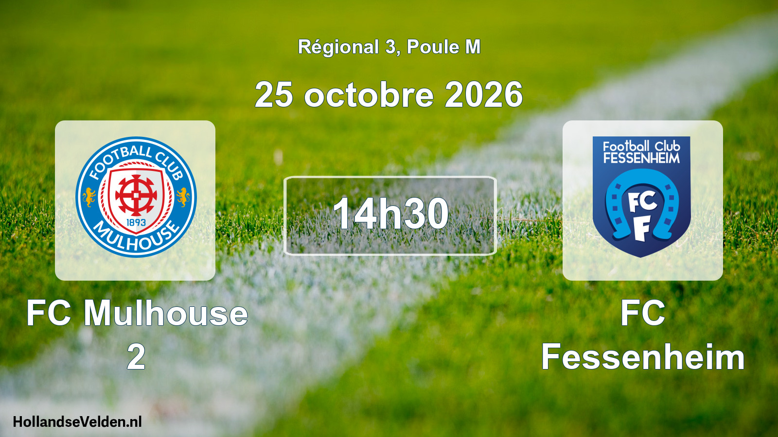 Scheduled Match: FC Mulhouse 2 - FC Fessenheim (25 October 2026)