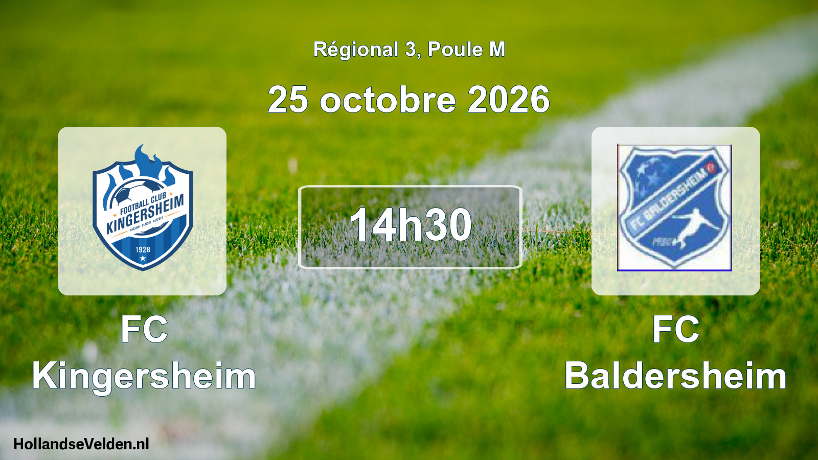 Scheduled Match: FC Kingersheim - FC Baldersheim (25 October 2026)