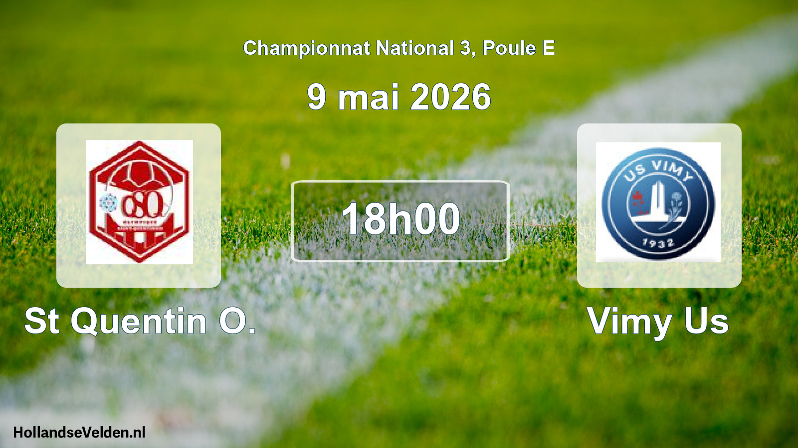 Scheduled Match: St Quentin O. - Vimy Us (9 May 2026)
