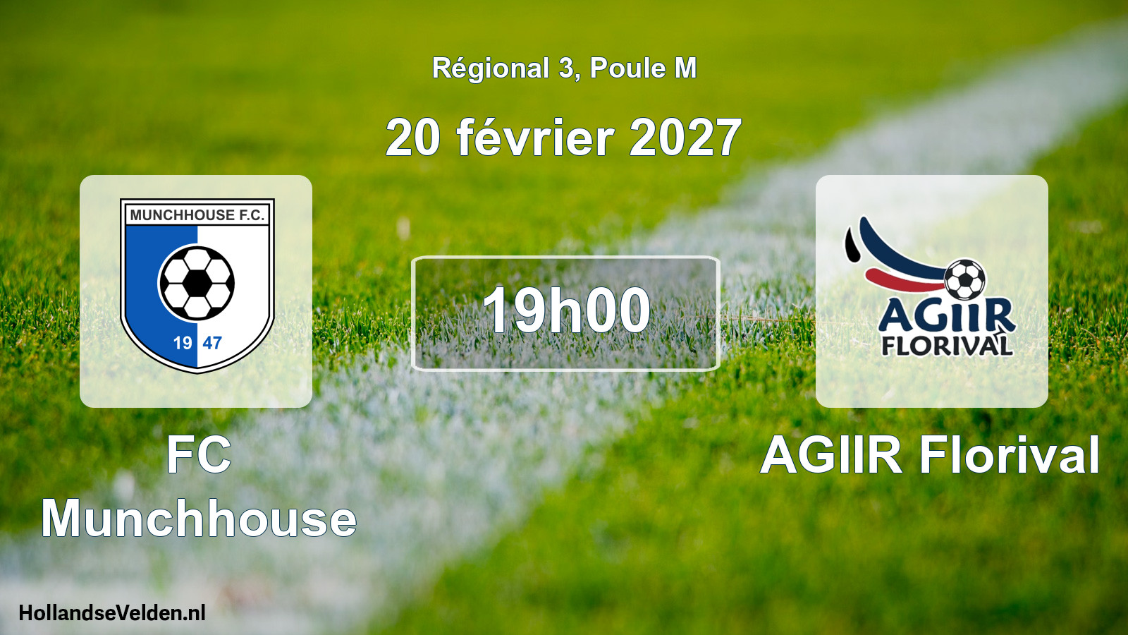 Scheduled Match: FC Munchhouse - AGIIR Florival (20 February 2027)