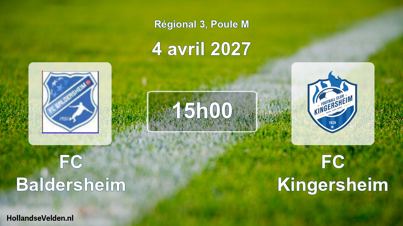 Scheduled Match: FC Baldersheim - FC Kingersheim (4 April 2027)