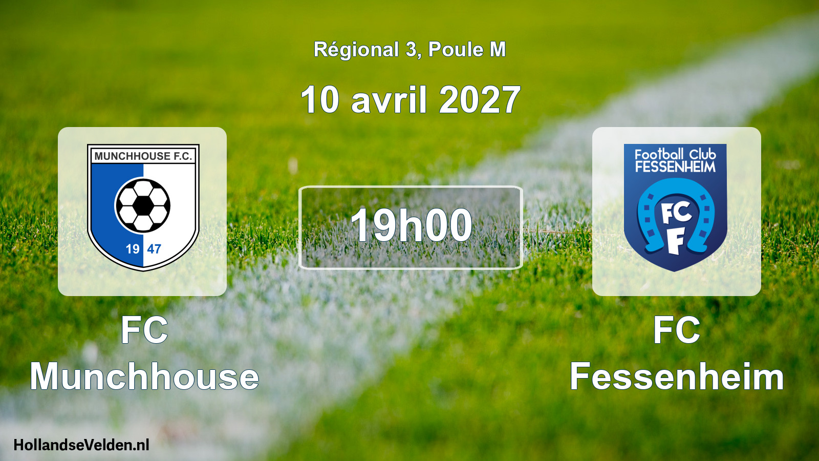 Match programmé: FC Munchhouse - FC Fessenheim (10 avril 2027)