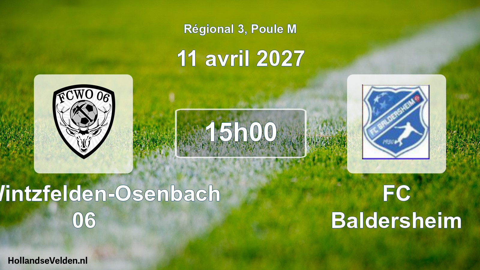 Scheduled Match: FC Wintzfelden-Osenbach 06 - FC Baldersheim (11 April 2027)
