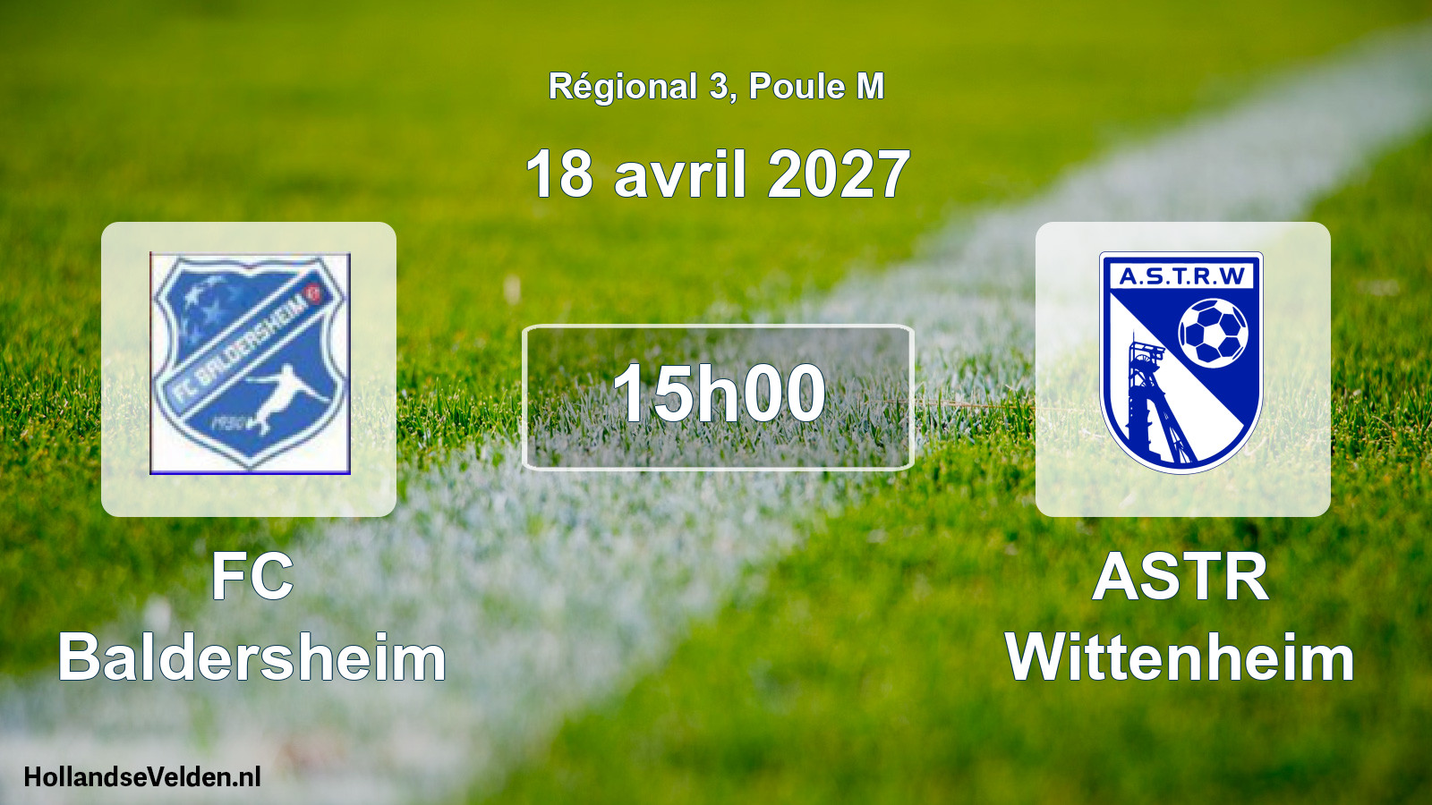 Scheduled Match: FC Baldersheim - ASTR Wittenheim (18 April 2027)