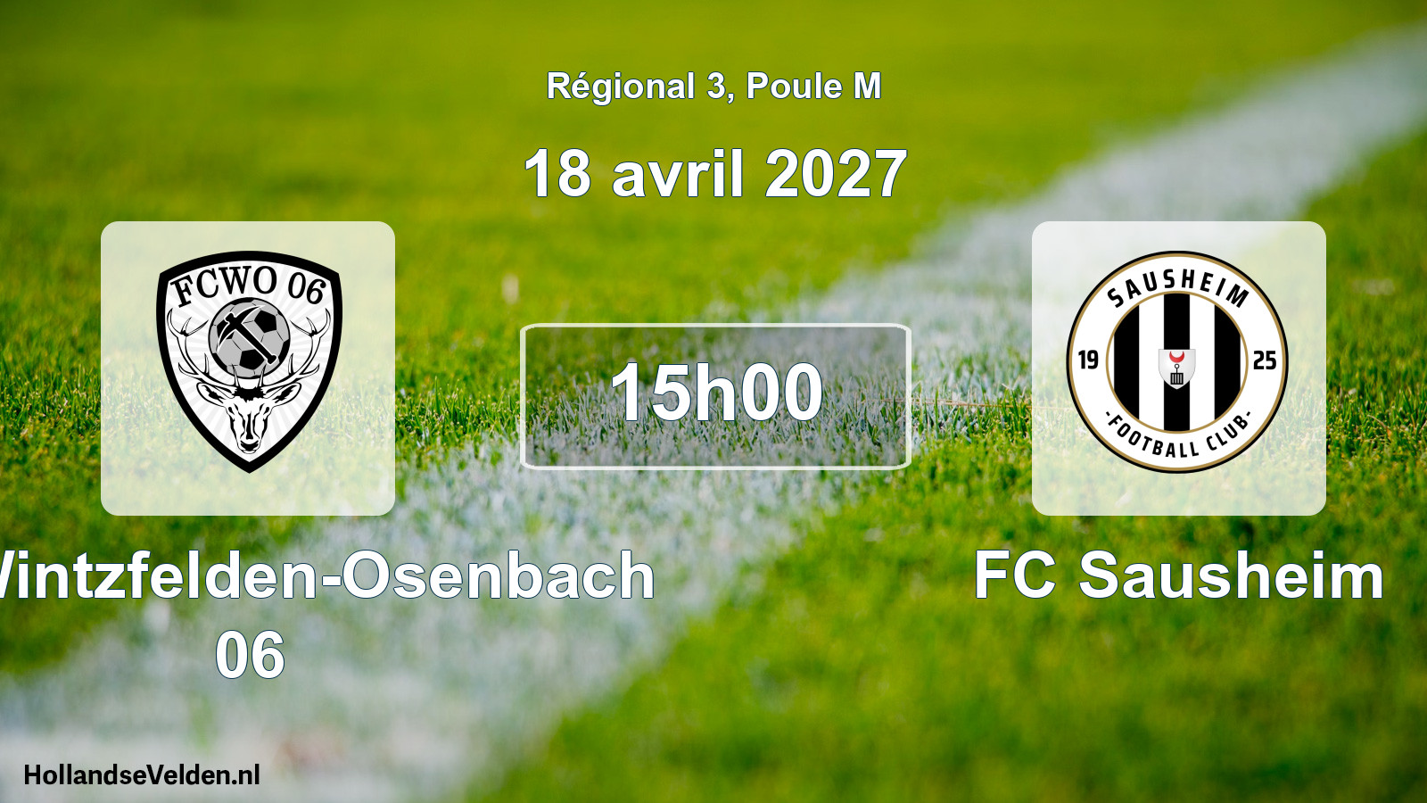Scheduled Match: FC Wintzfelden-Osenbach 06 - FC Sausheim (18 April 2027)