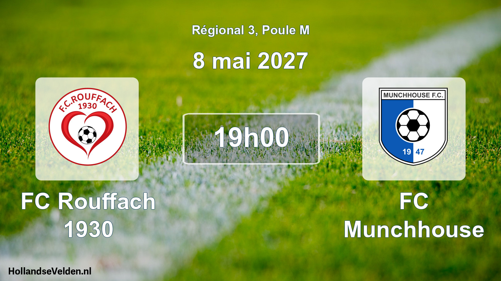 Match programmé: FC Rouffach 1930 - FC Munchhouse (8 mai 2027)