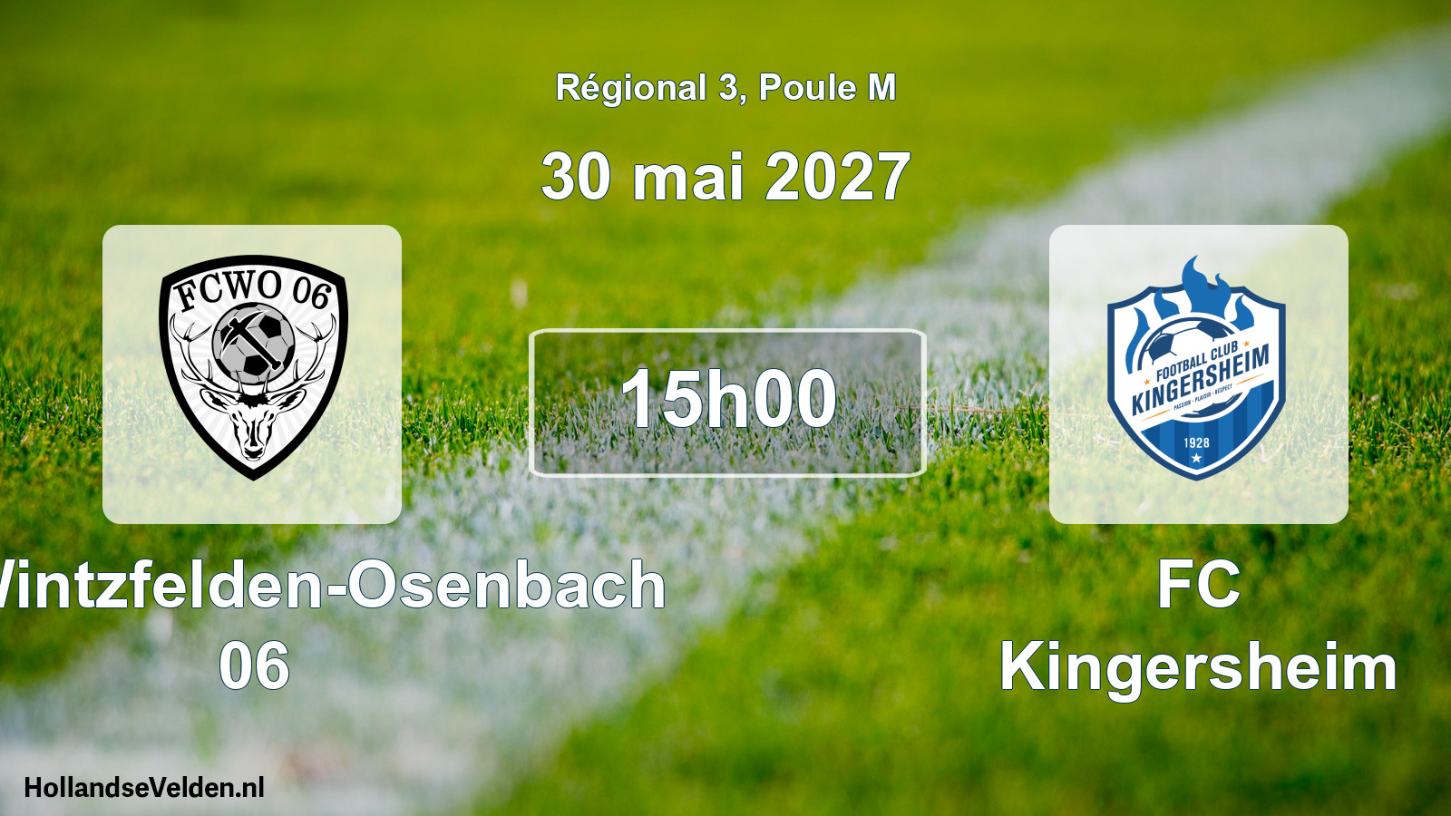 Match programmé: FC Wintzfelden-Osenbach 06 - FC Kingersheim (30 mai 2027)