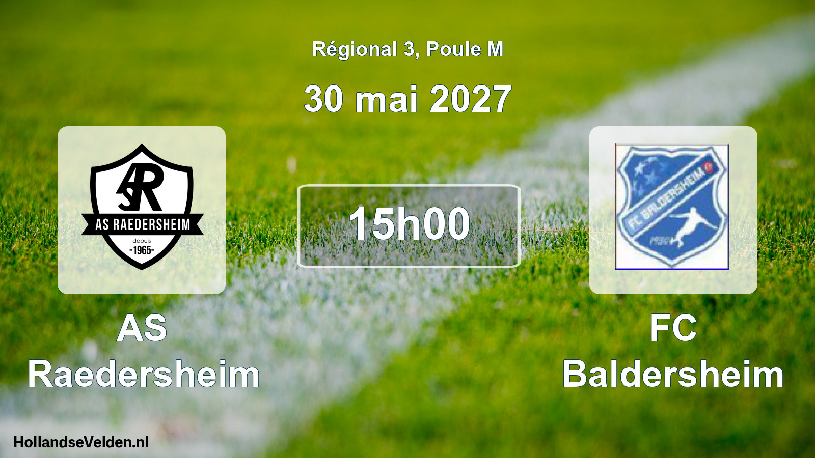 Scheduled Match: AS Raedersheim - FC Baldersheim (30 May 2027)
