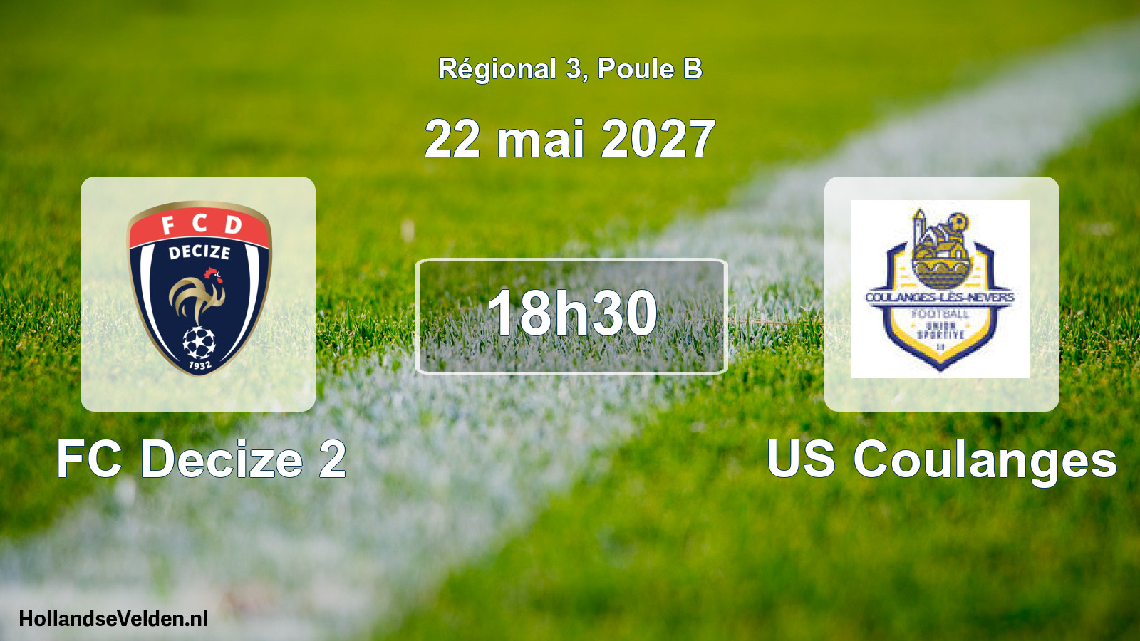 Scheduled Match: FC Decize 2 - US Coulanges (22 May 2027)