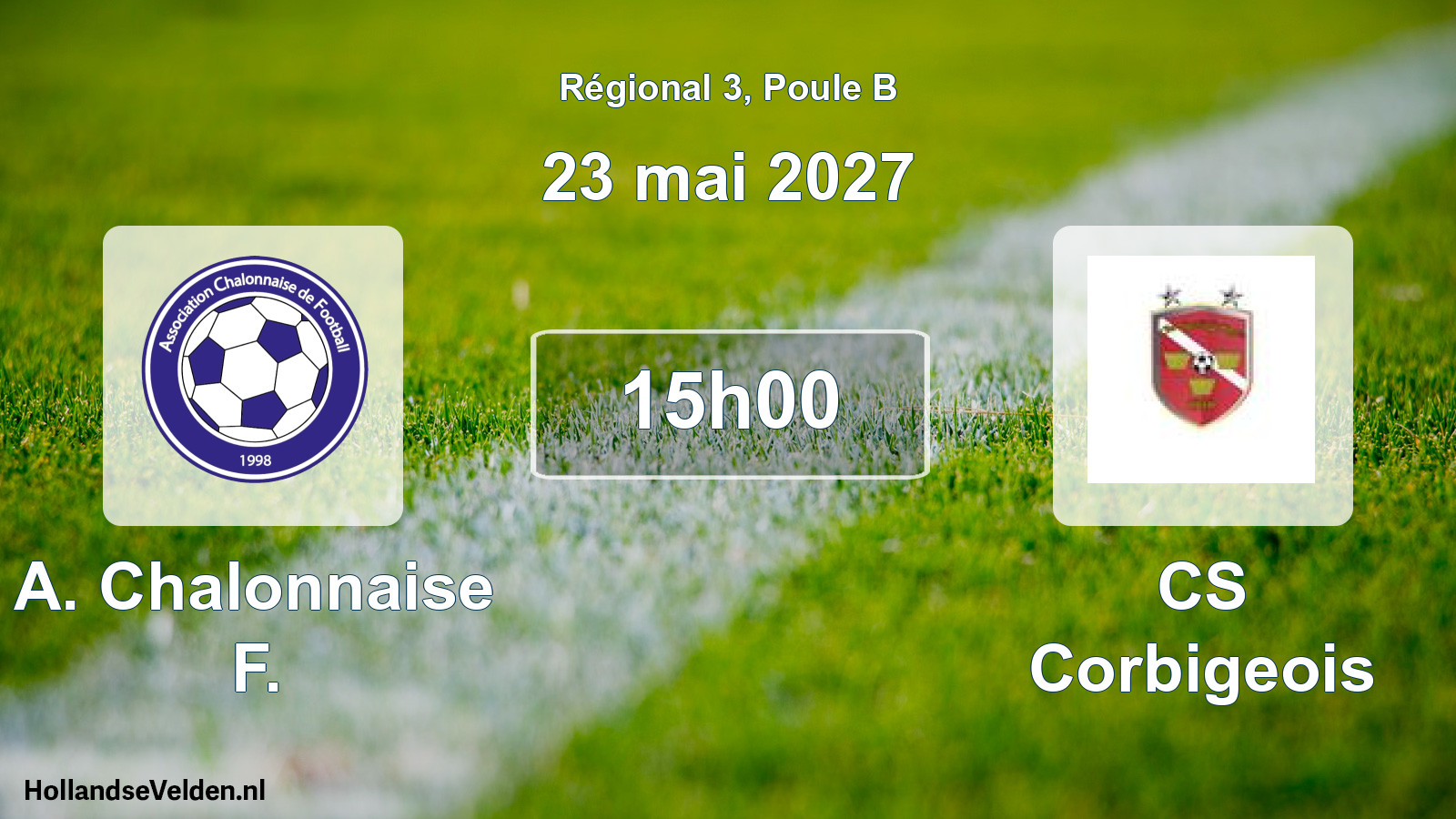 Scheduled Match: A. Chalonnaise F. - CS Corbigeois (23 May 2027)