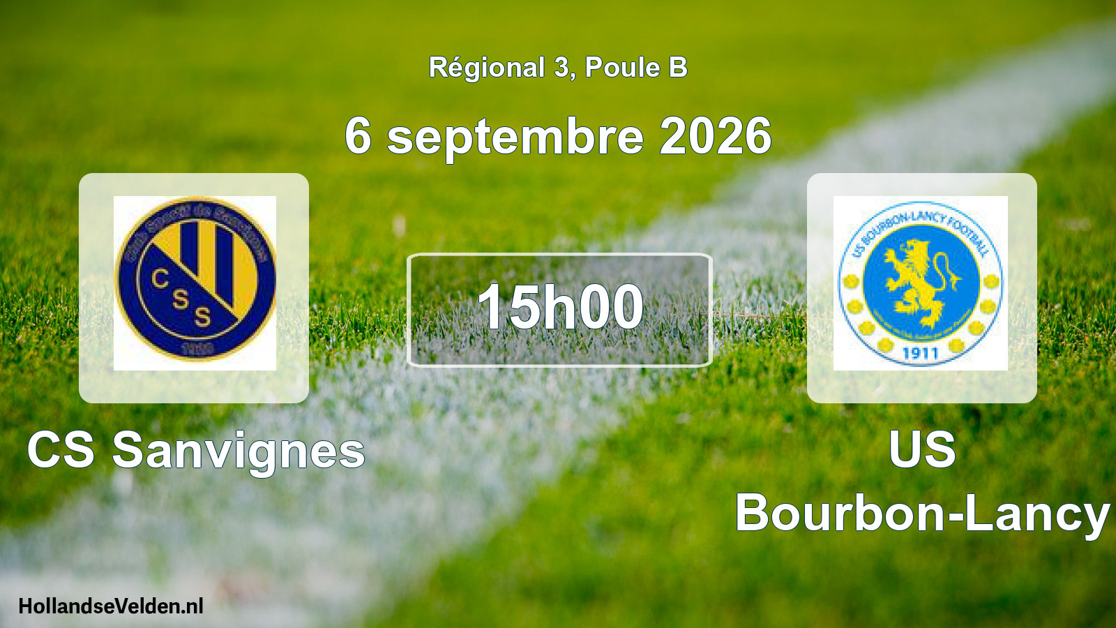 Scheduled Match: CS Sanvignes - US Bourbon-Lancy (6 September 2026)