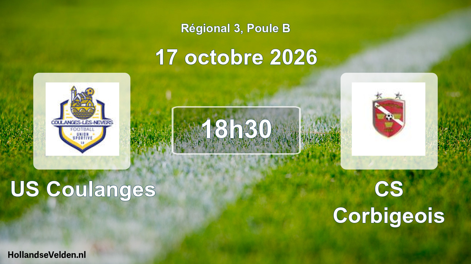 Scheduled Match: US Coulanges - CS Corbigeois (17 October 2026)