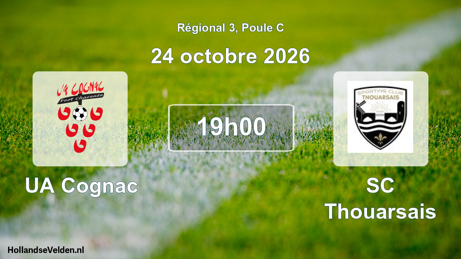 Scheduled Match: UA Cognac - SC Thouarsais (24 October 2026)