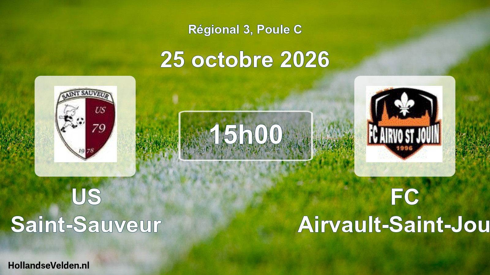 Scheduled Match: US Saint-Sauveur - FC Airvault-Saint-Jouin (25 October 2026)
