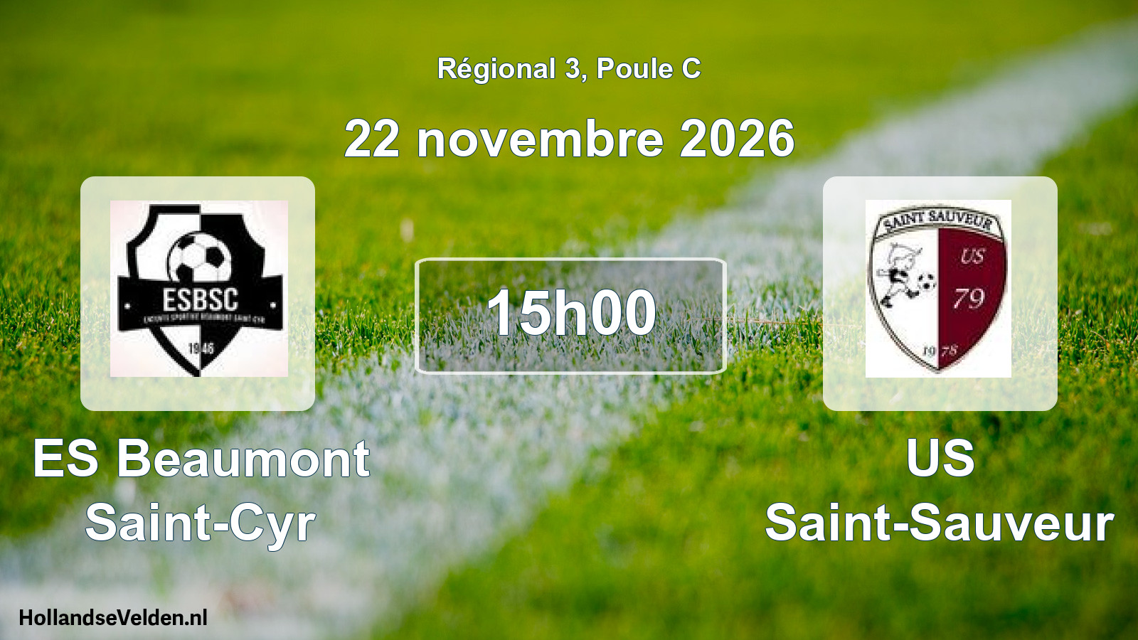 Scheduled Match: ES Beaumont Saint-Cyr - US Saint-Sauveur (22 November 2026)