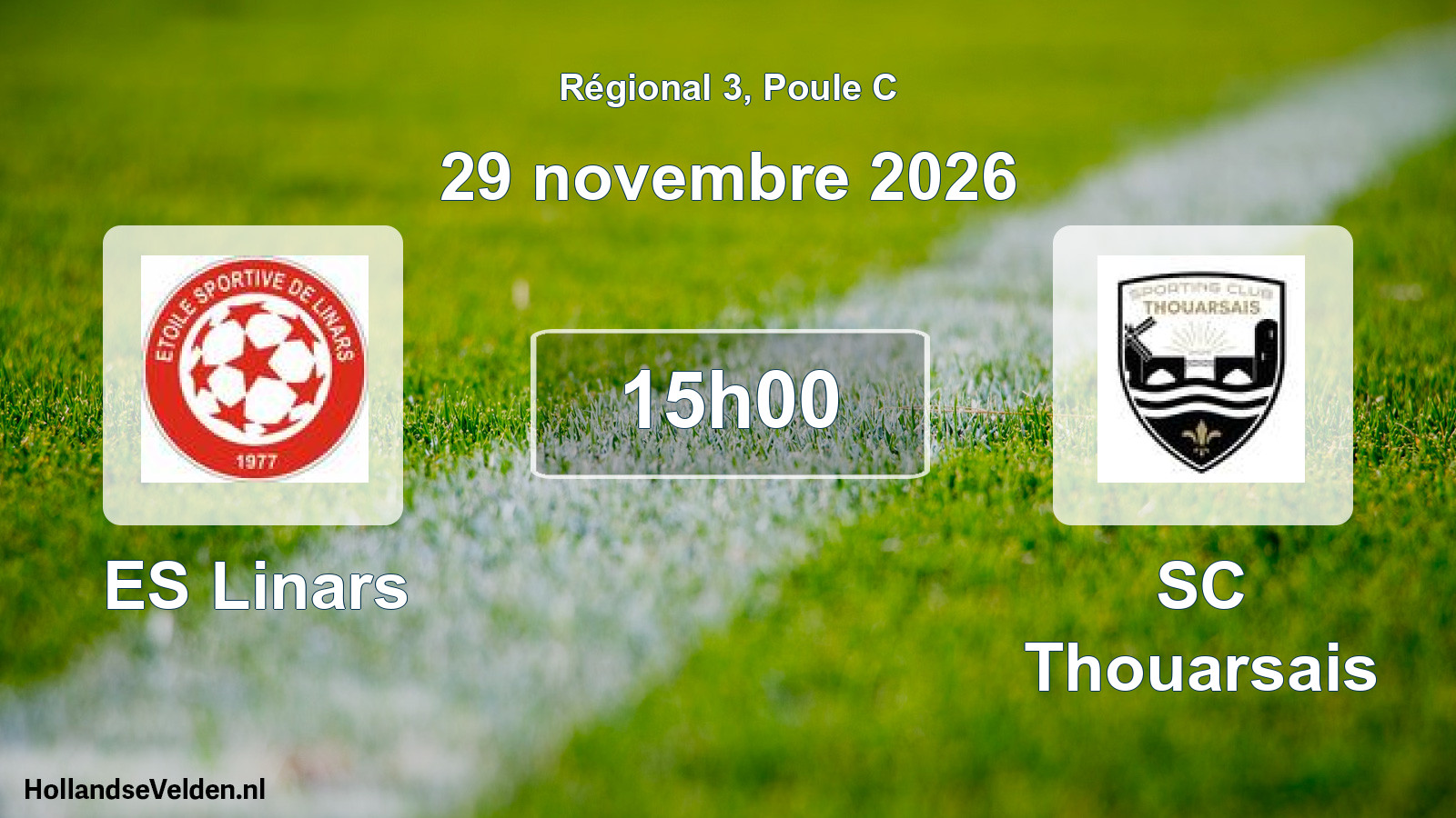 Scheduled Match: ES Linars - SC Thouarsais (29 November 2026)
