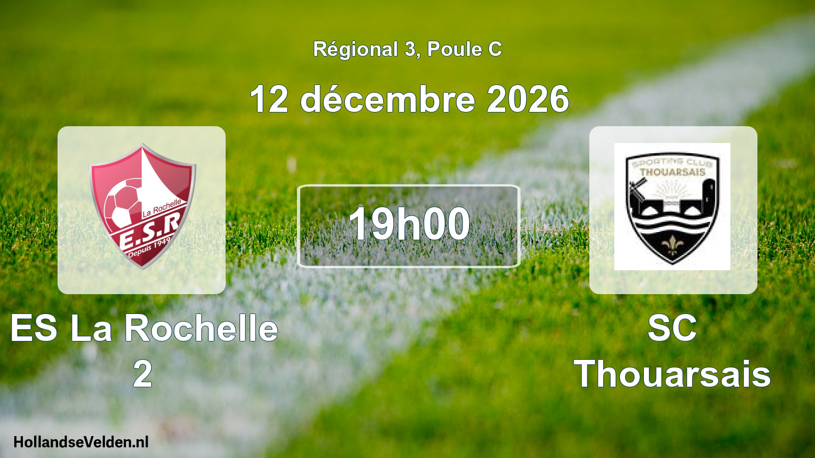 Scheduled Match: ES La Rochelle 2 - SC Thouarsais (12 December 2026)