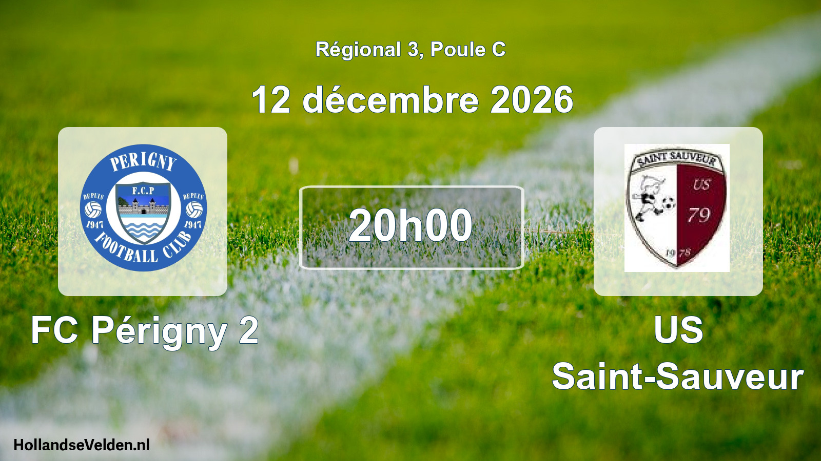 Scheduled Match: FC Périgny 2 - US Saint-Sauveur (12 December 2026)