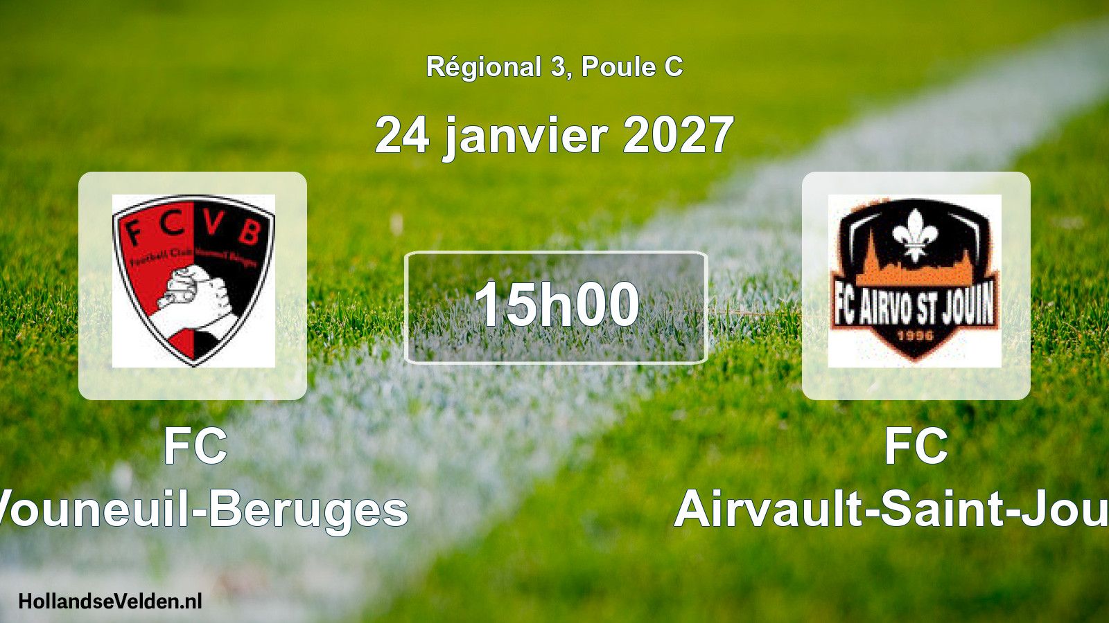 Scheduled Match: FC Vouneuil-Beruges - FC Airvault-Saint-Jouin (24 January 2027)