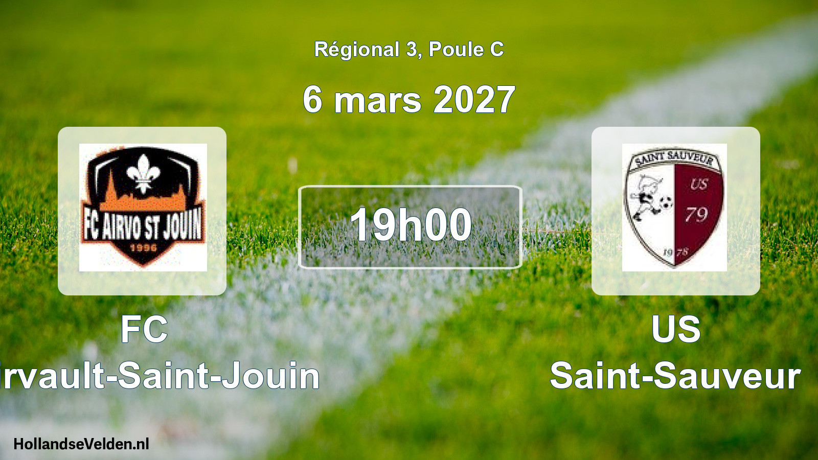 Scheduled Match: FC Airvault-Saint-Jouin - US Saint-Sauveur (6 March 2027)