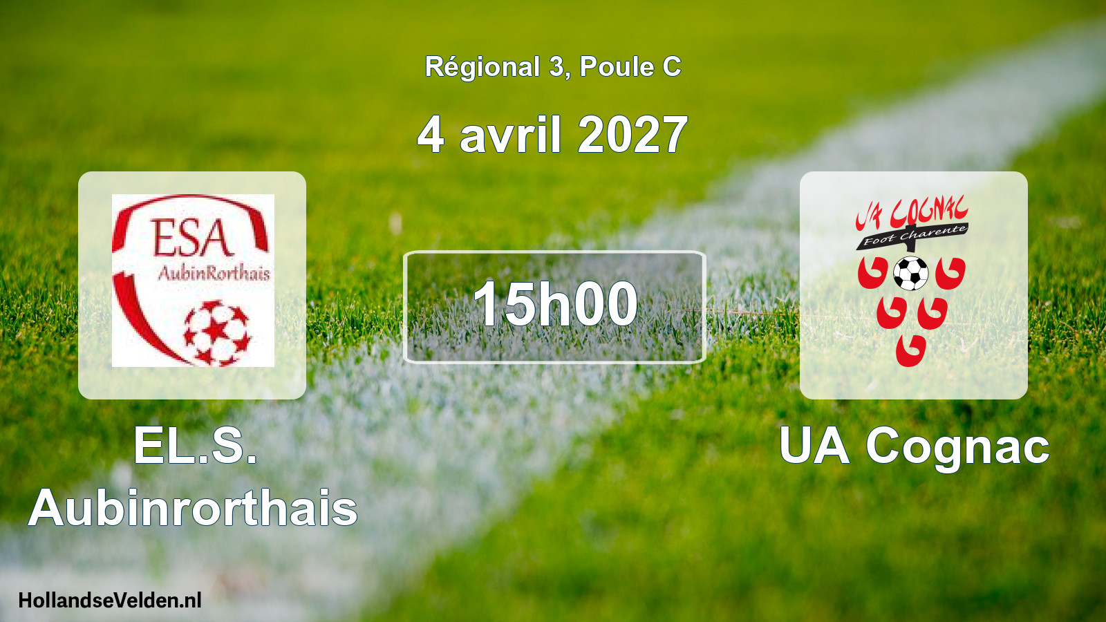 Scheduled Match: EL.S. Aubinrorthais - UA Cognac (4 April 2027)