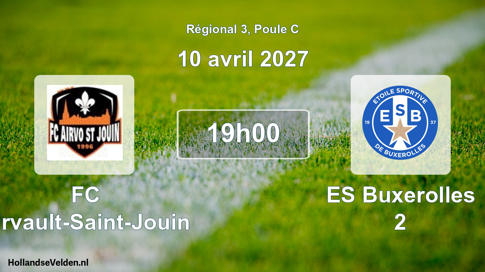 Scheduled Match: FC Airvault-Saint-Jouin - ES Buxerolles 2 (10 April 2027)
