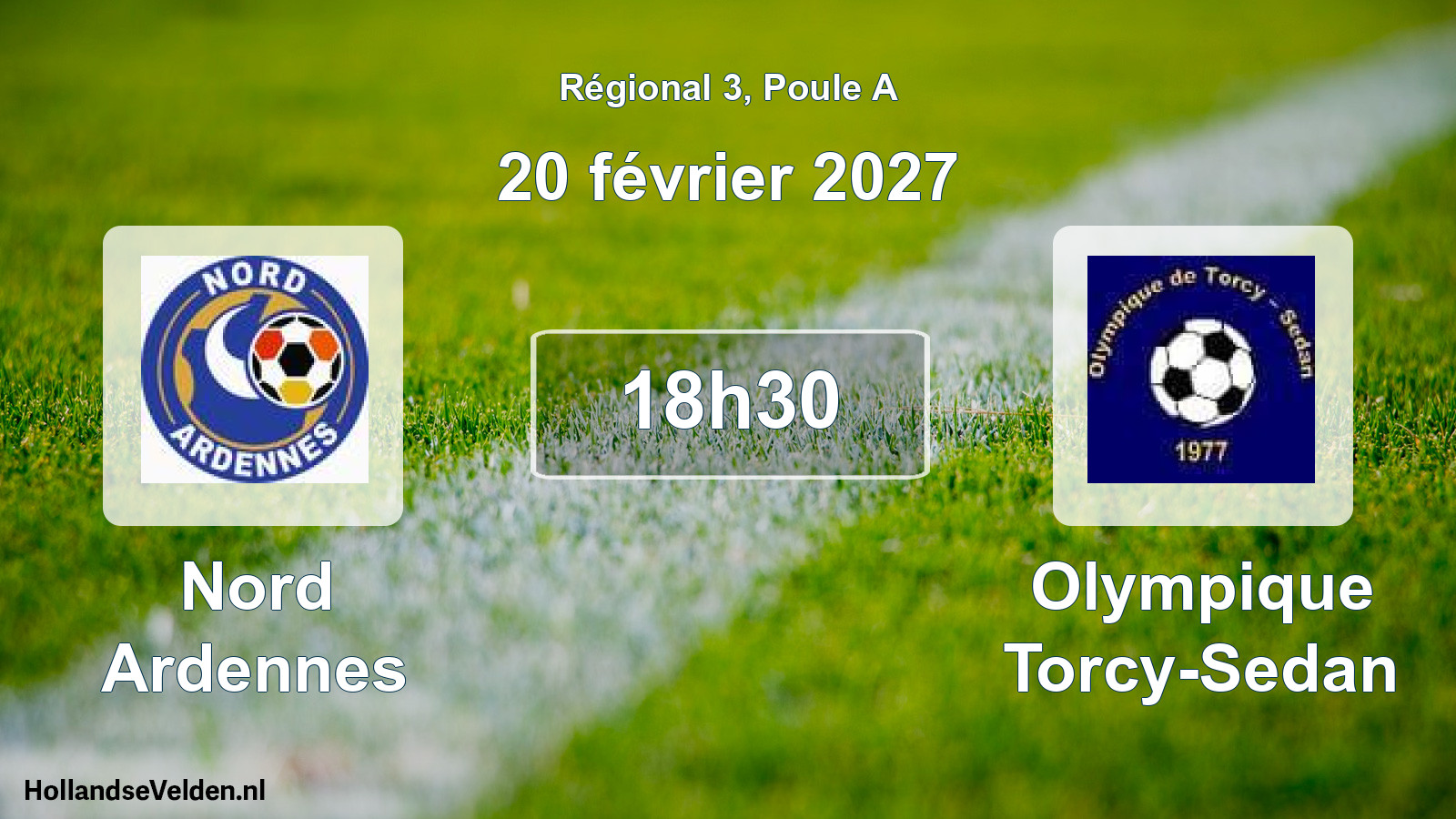 Scheduled Match: Nord Ardennes - Olympique Torcy-Sedan (20 February 2027)