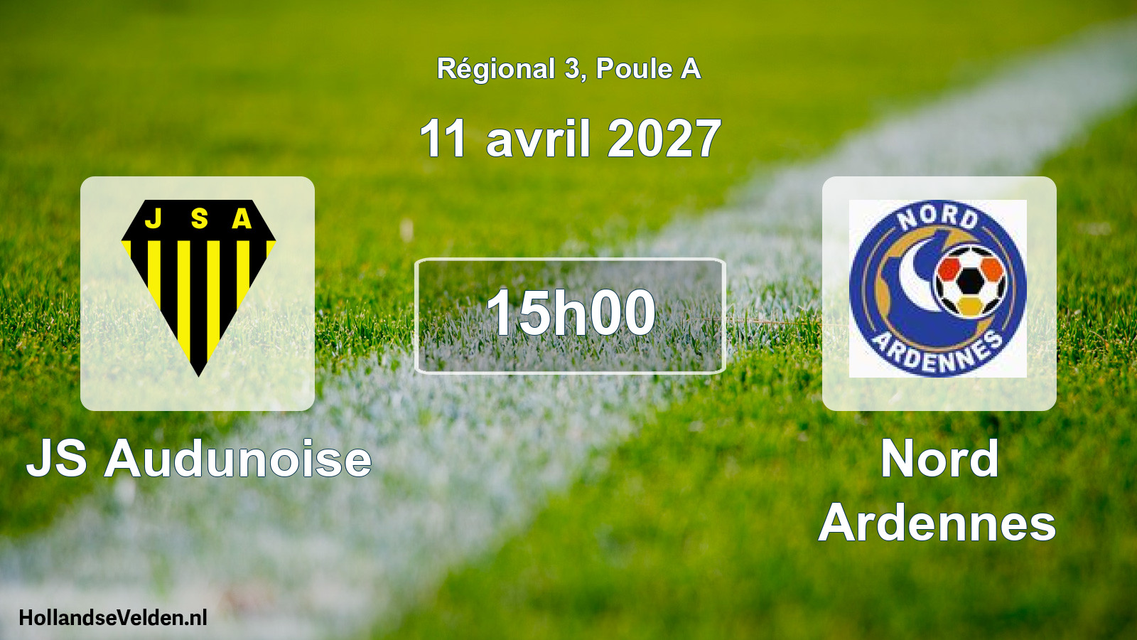 Scheduled Match: JS Audunoise - Nord Ardennes (11 April 2027)