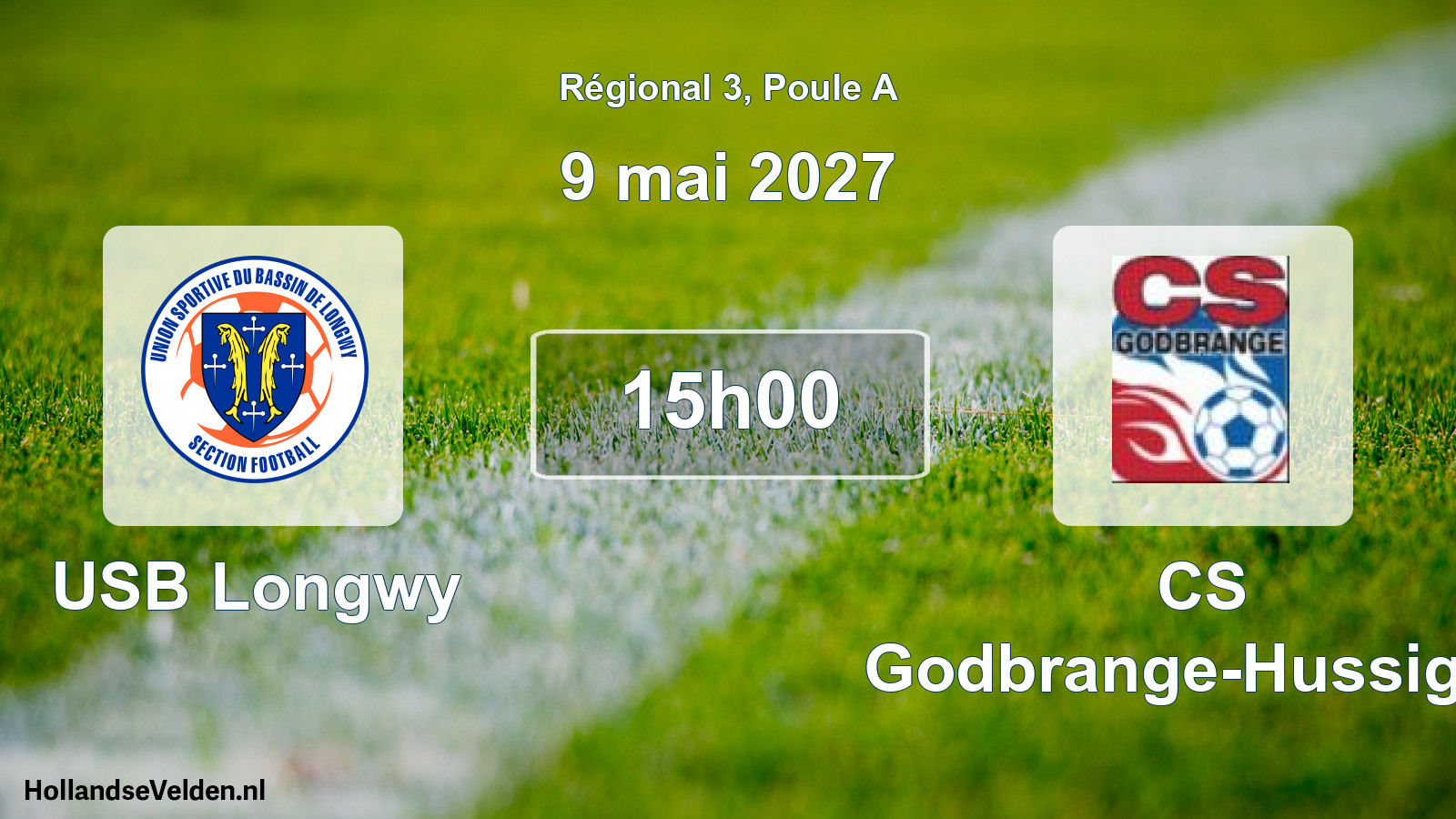 Scheduled Match: USB Longwy - CS Godbrange-Hussigny (9 May 2027)