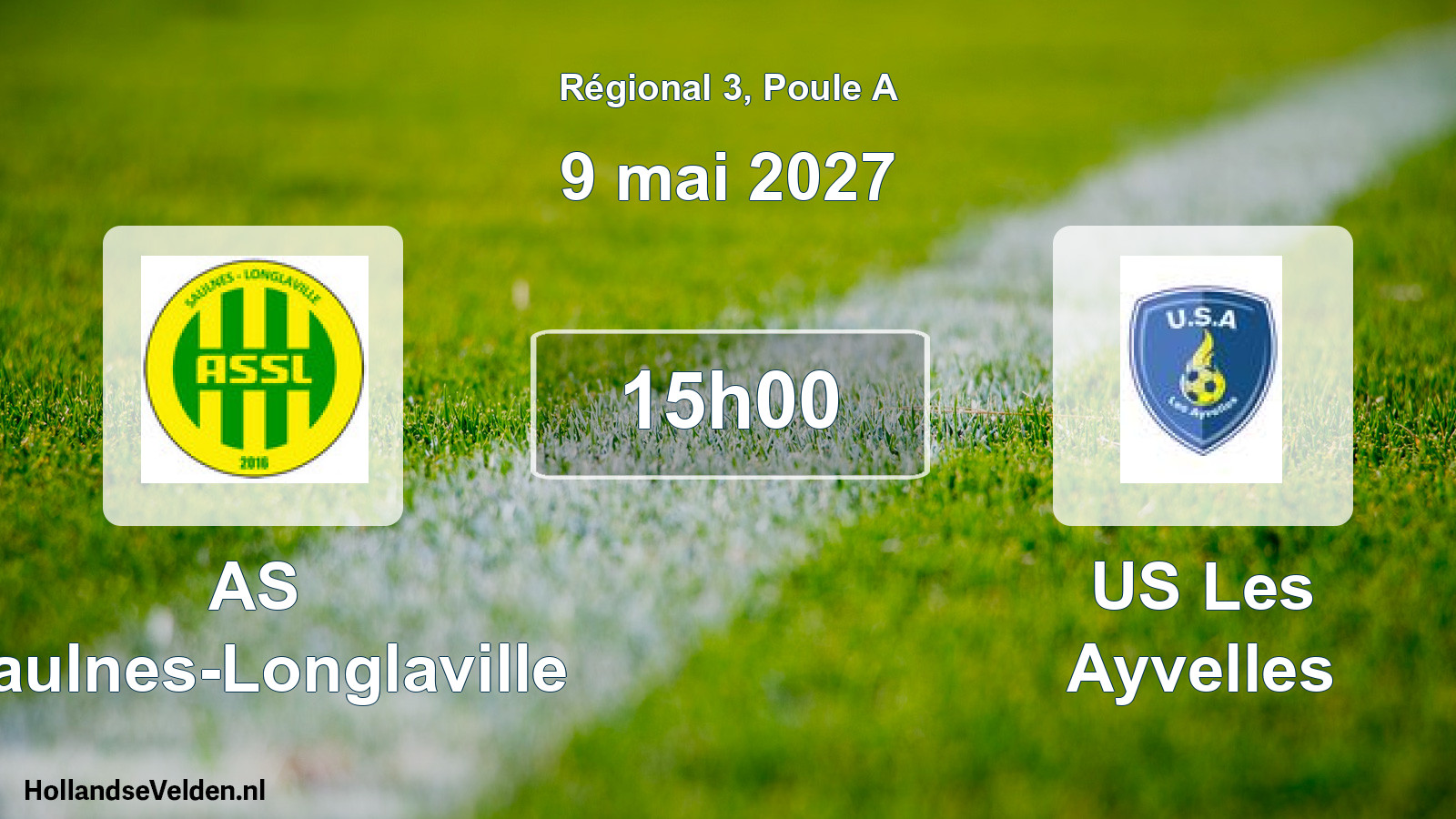 Match programmé: AS Saulnes-Longlaville - US Les Ayvelles (9 mai 2027)