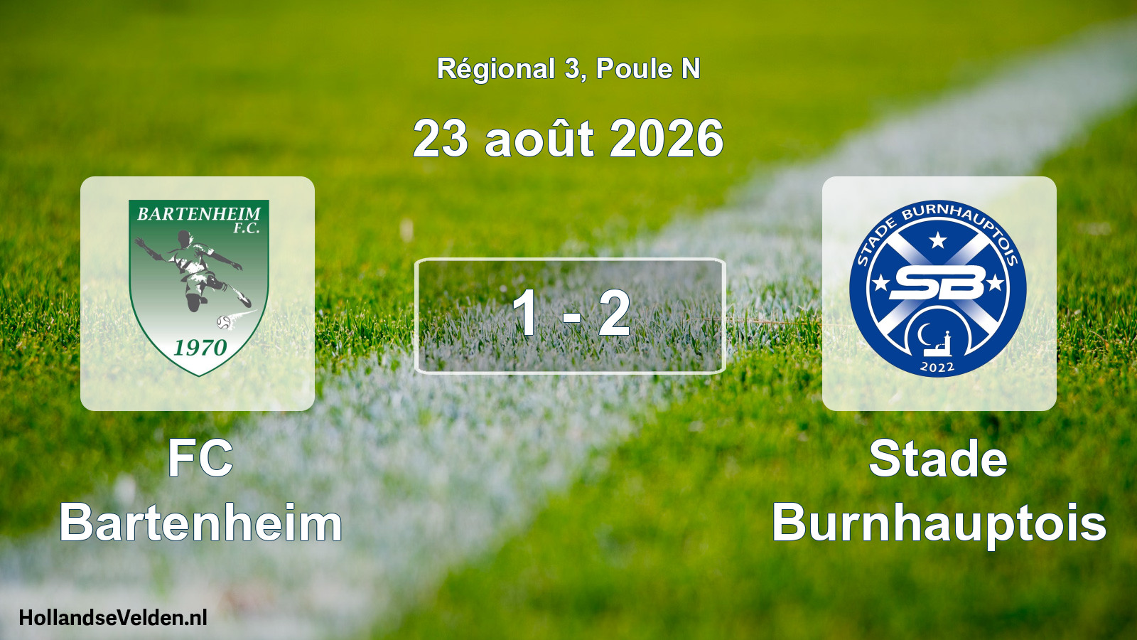 Scheduled Match: FC Bartenheim - Stade Burnhauptois (23 August 2026)