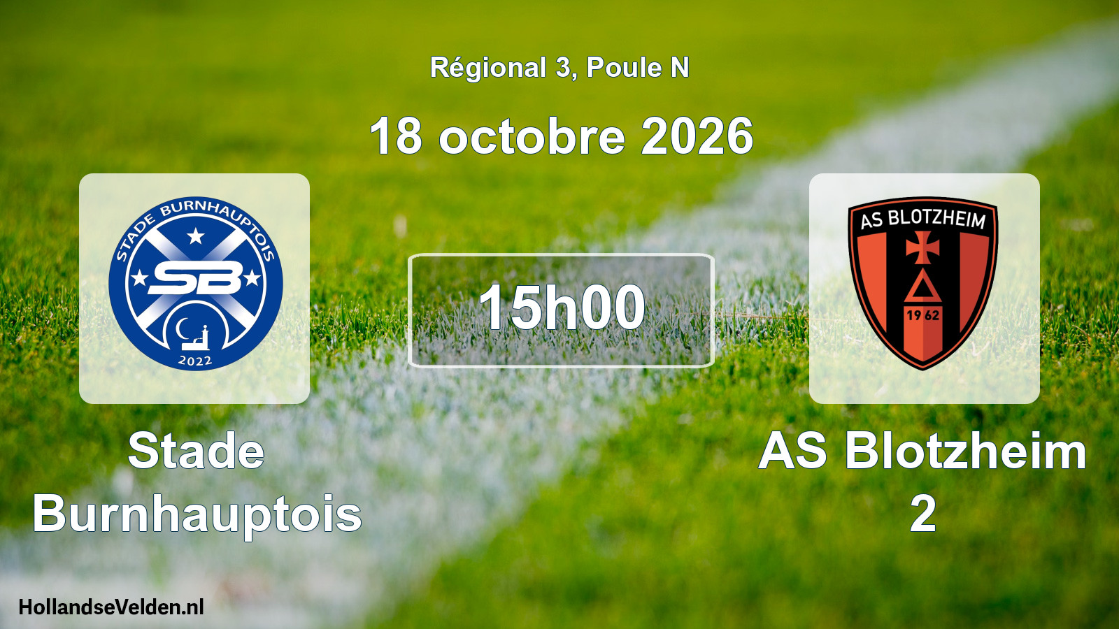 Scheduled Match: Stade Burnhauptois - AS Blotzheim 2 (18 October 2026)