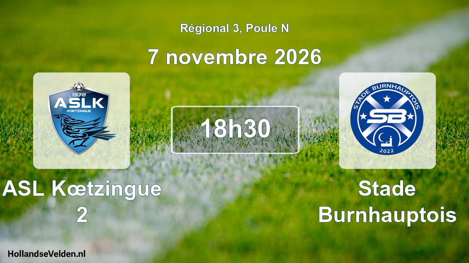 Scheduled Match: ASL Kœtzingue 2 - Stade Burnhauptois (7 November 2026)