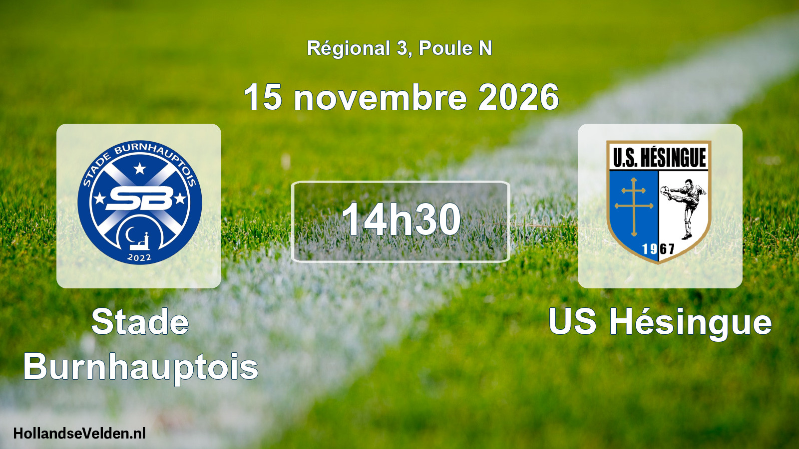 Scheduled Match: Stade Burnhauptois - US Hésingue (15 November 2026)