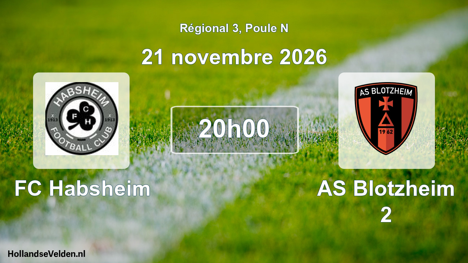 Scheduled Match: FC Habsheim - AS Blotzheim 2 (21 November 2026)