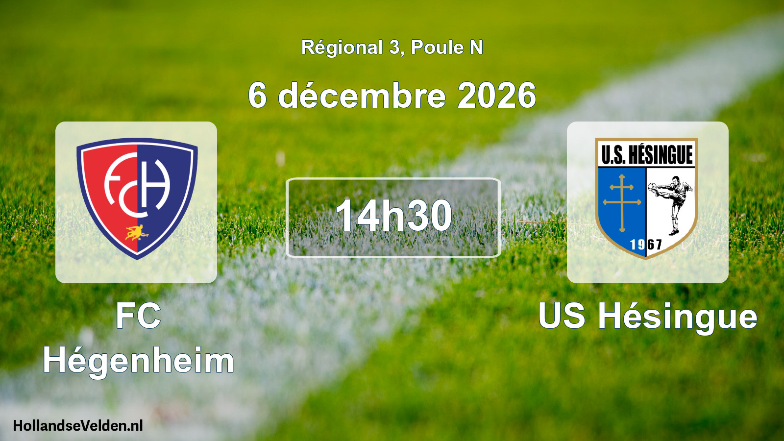 Scheduled Match: FC Hégenheim - US Hésingue (6 December 2026)