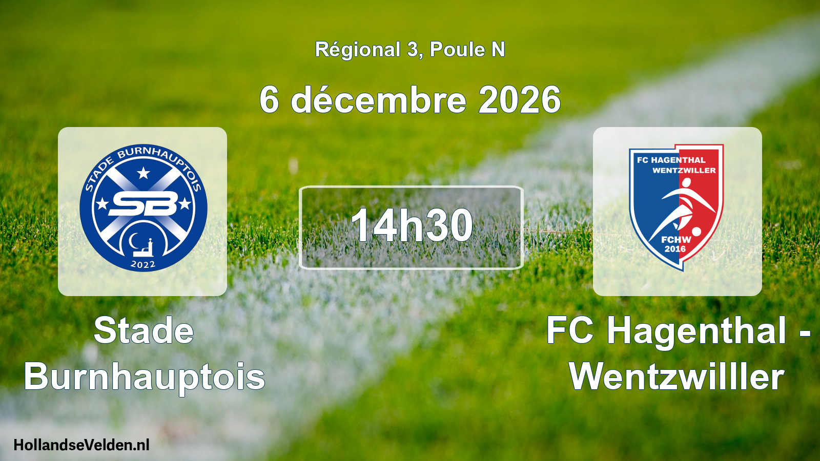 Scheduled Match: Stade Burnhauptois - FC Hagenthal - Wentzwilller (6 December 2026)